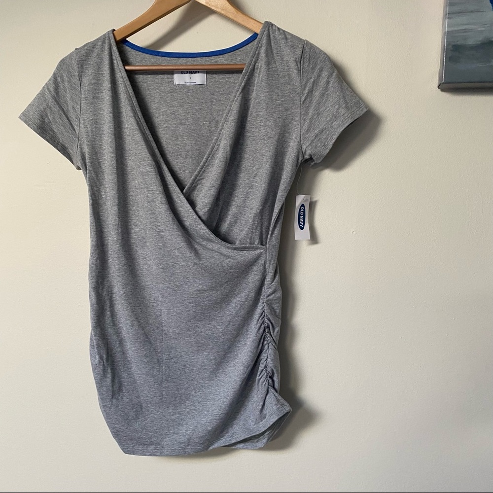 Old Navy faux wrap top